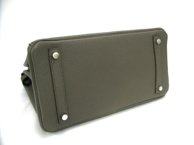 エルメス バーキン30/ハンドバッグ/エタン(シルバー金具)/トリヨンクレマンス